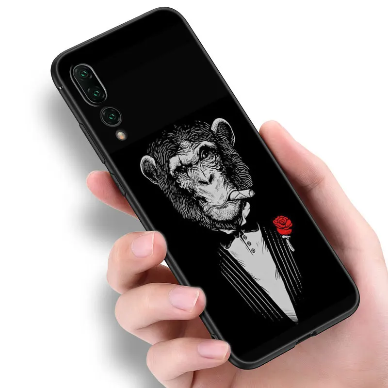 Мужской костюм рубашка галстук чехол для Huawei P50 P40 P30 P20 Pro P10 P9 P8 Lite 2017 P Smart Z S 2021 2020 2019