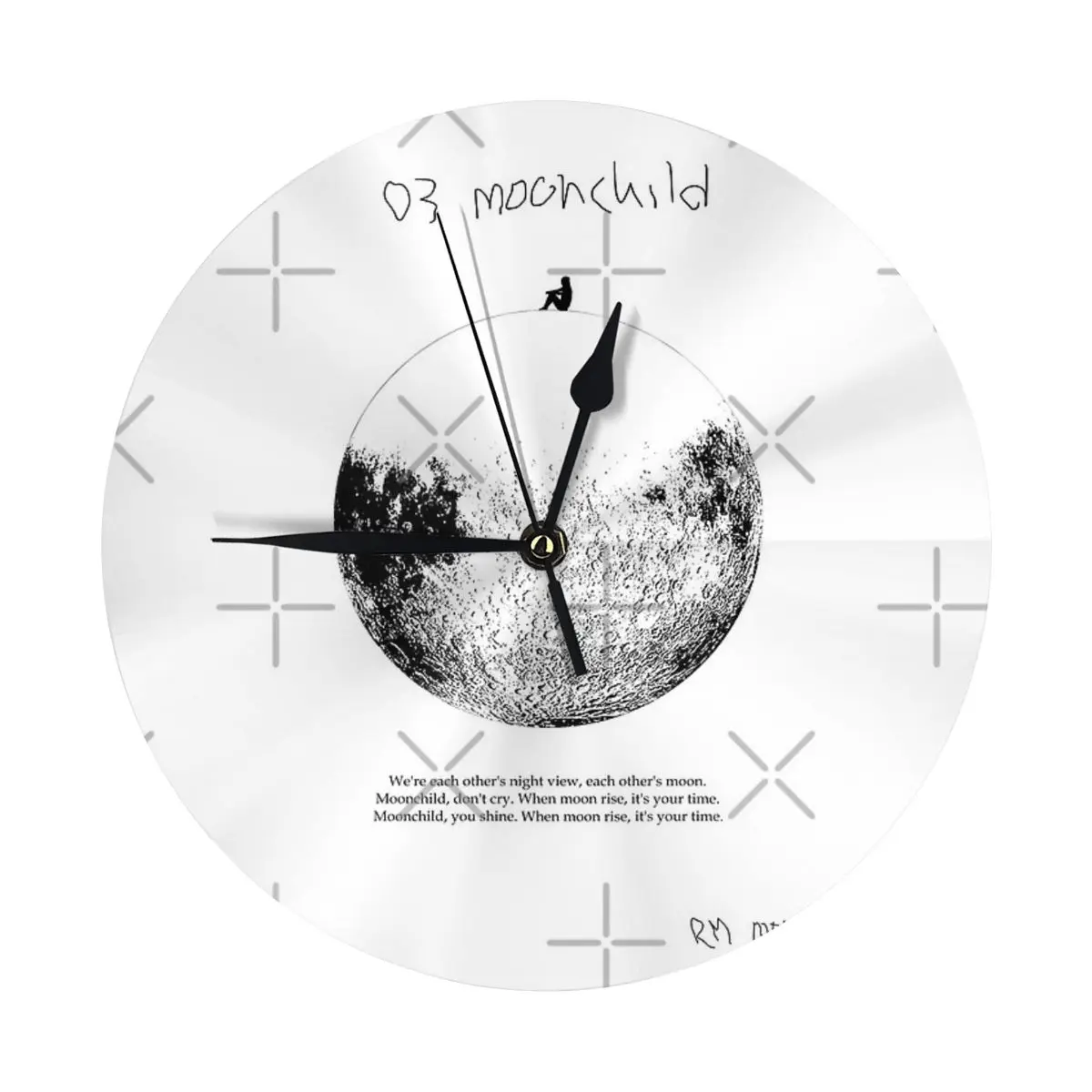 Детские настенные часы RM Mono-Moonchild украшение для комнаты круглые необходимые