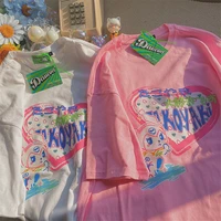 kawaii sanrio t shirt kuromi hello kitty jk summer women39s anime vintage clothes harajuku japanese top cute clothes