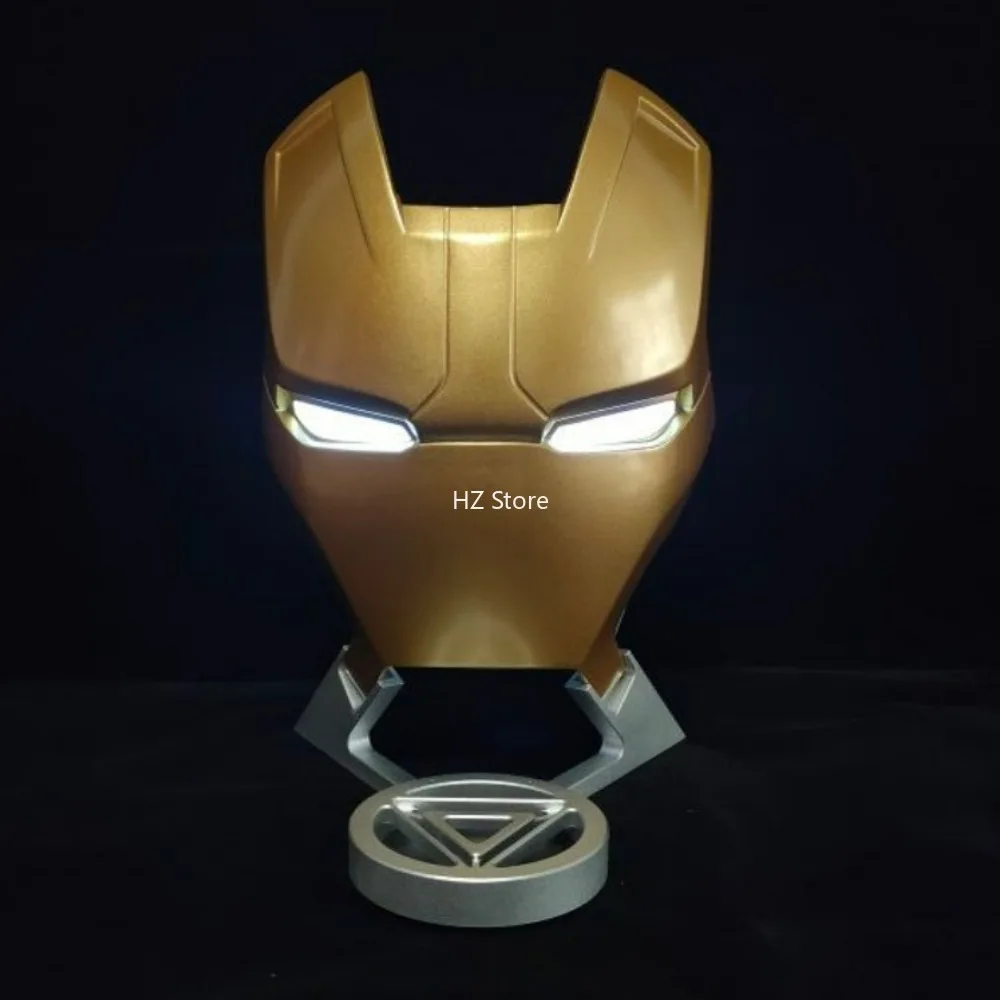 

Marvel MK42 Iron Man Metal Mask with Light DIY Stainless Steel Creative Decoration for Boys Birthday Gift