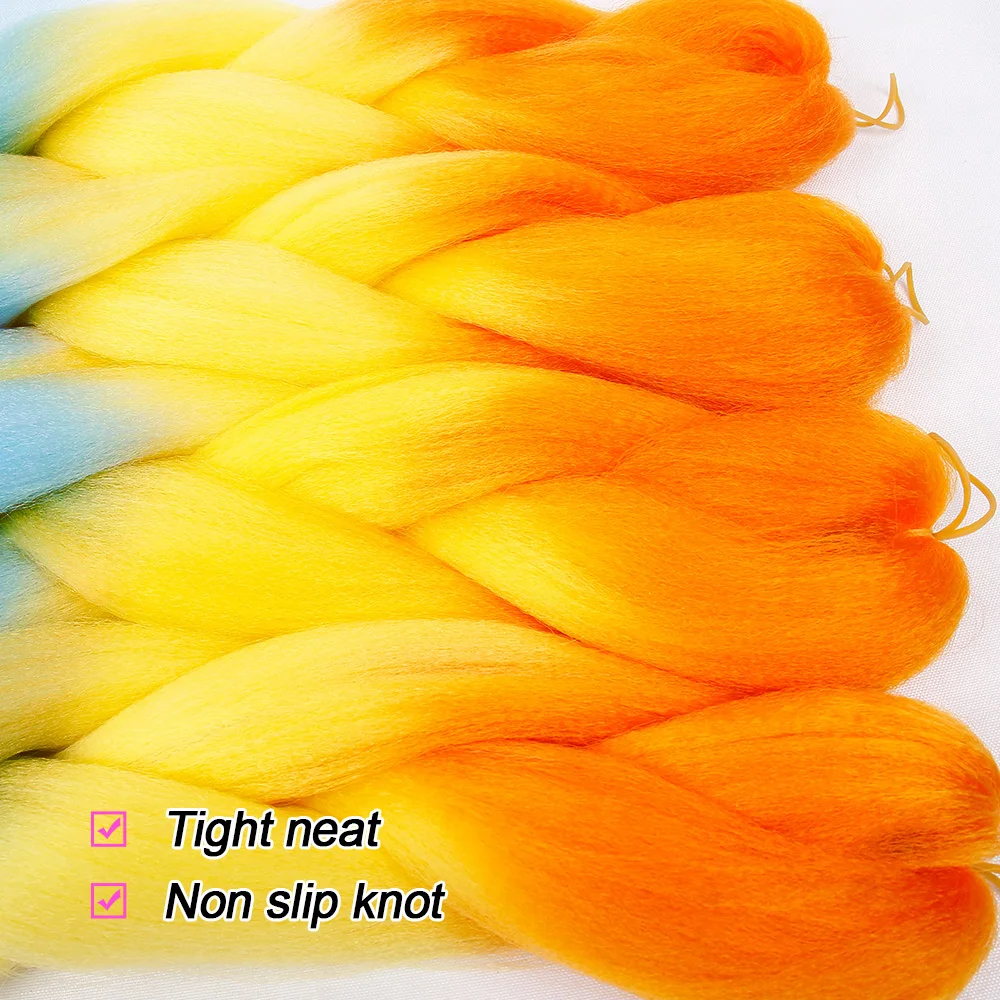 Синтетические косы Джамбо для выражения волос в коробке искусственные