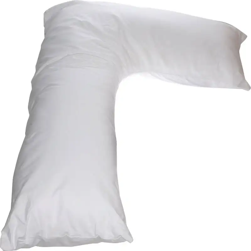 

Comfort "L" Side Sleeper Body Pillow (36" x 24") – Prenatal Pregnancy Pillow – L-Shaped Design – Comfort – Body Pillow, White