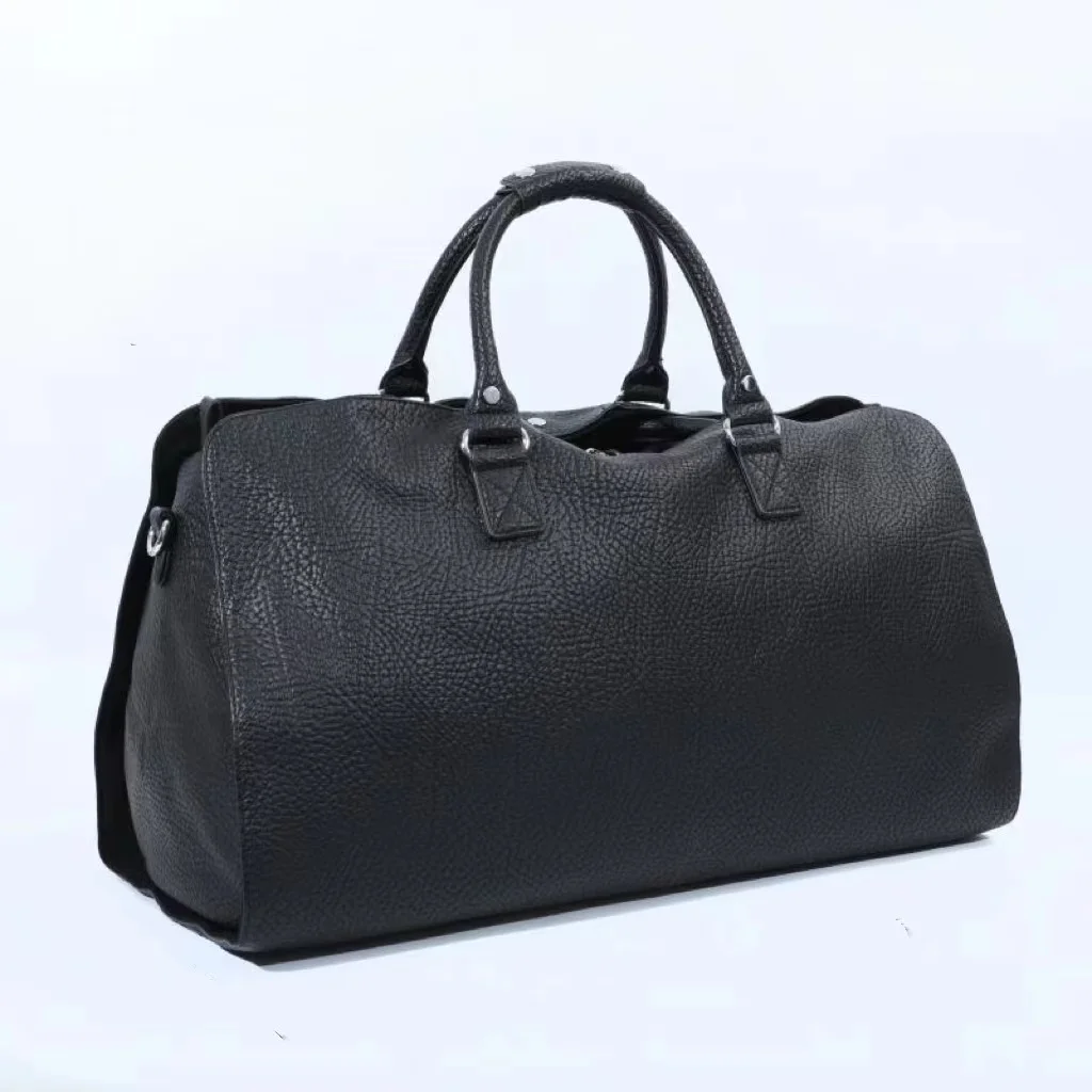 

Europe and the United States fashion casual leather bag personality multi-functional large capacity travel bag duffel handbag