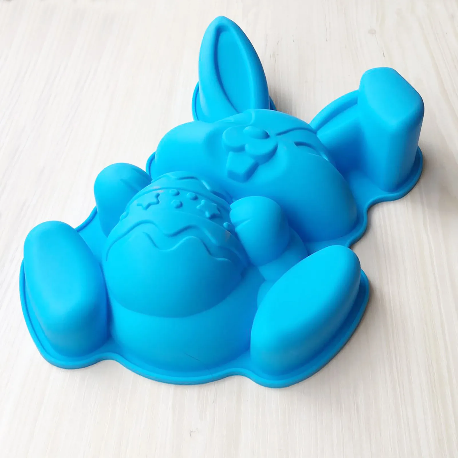 

DIY Easter Bunny Silicone Cake Baking Mold Cartoon Cute Bunny Cookies Chocolate Fondant Mold Easter Baking Decoraiton Tools