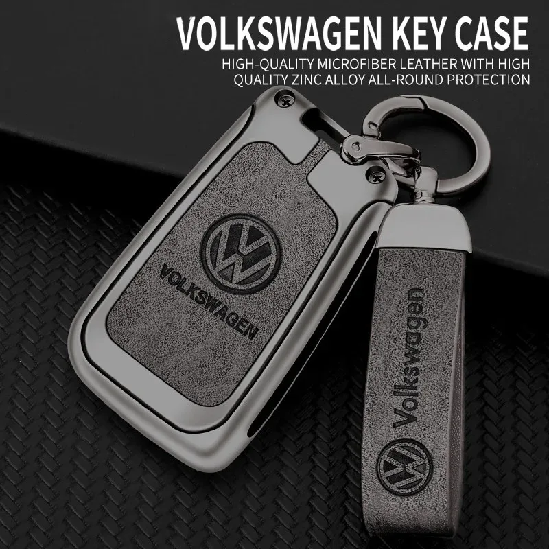 Фото Чехол-держатель для автомобильного ключа-брелока для Volkswagen VW Polo Golf 7 MK7 Tiguan Passat Jetta E-Golf, аксессуары для брелоков №5