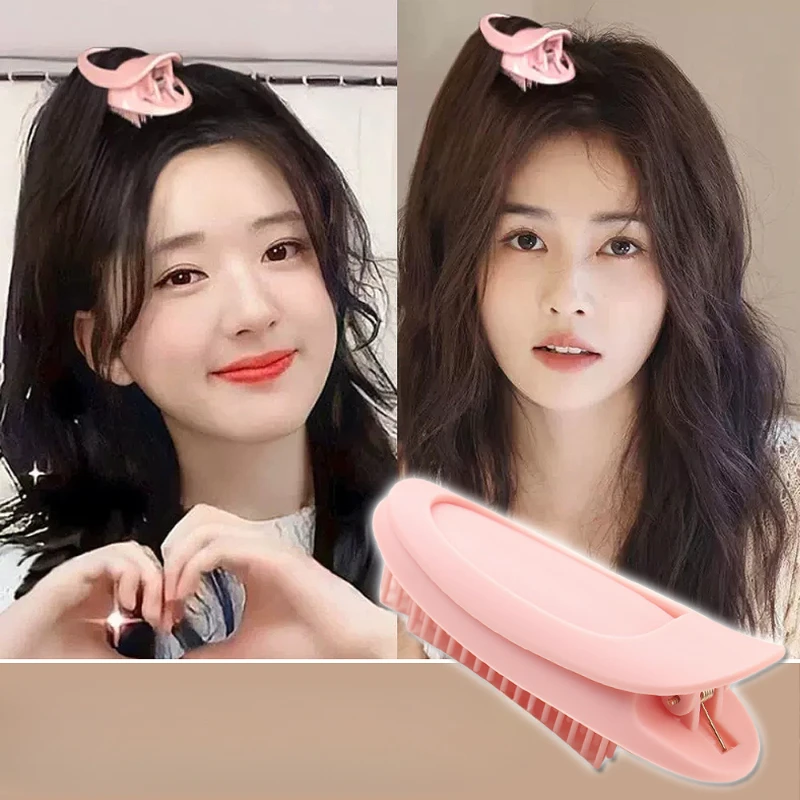 Новый волшебный корень волос натуральный пушистый зажим без жаропрочных роликов