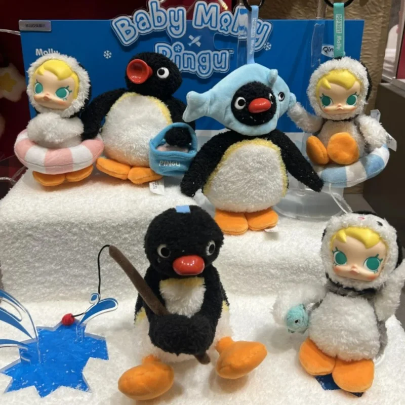 Molly Pingu Happy Fishing серии виниловый кулон слепая коробка Guessing Bag загадочная игрушка