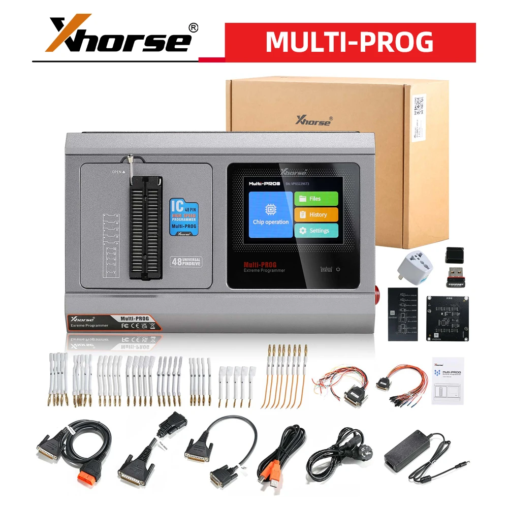 

Обновление программатора Xhorse Multi-Prog Multi Prog ECU TCU VVDI Prog с бесплатной лицензией MQB48, поддержка партийного программирования чипов