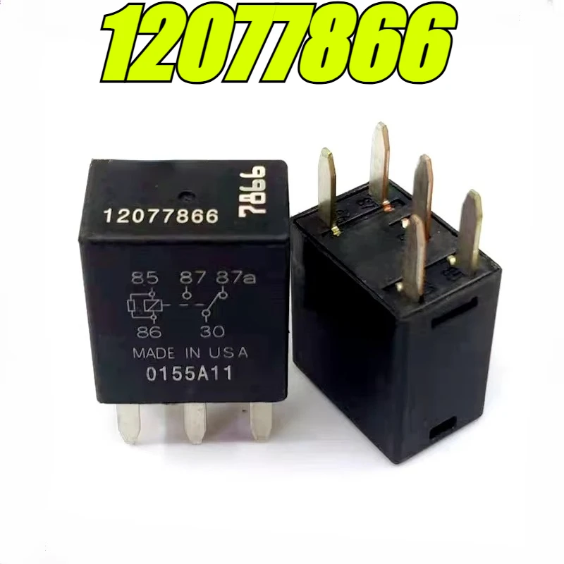

(Абсолютно новое оригинальное) 1-5 шт./партия, 100% оригинальное реле: 1/4 5-контактное реле 35A 12077866, автомобильное реле