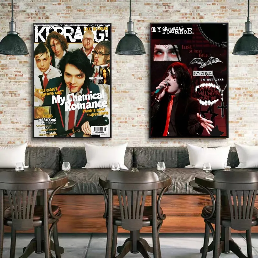 Плакат My C-Chemical R-Romance Band винтажный стиль