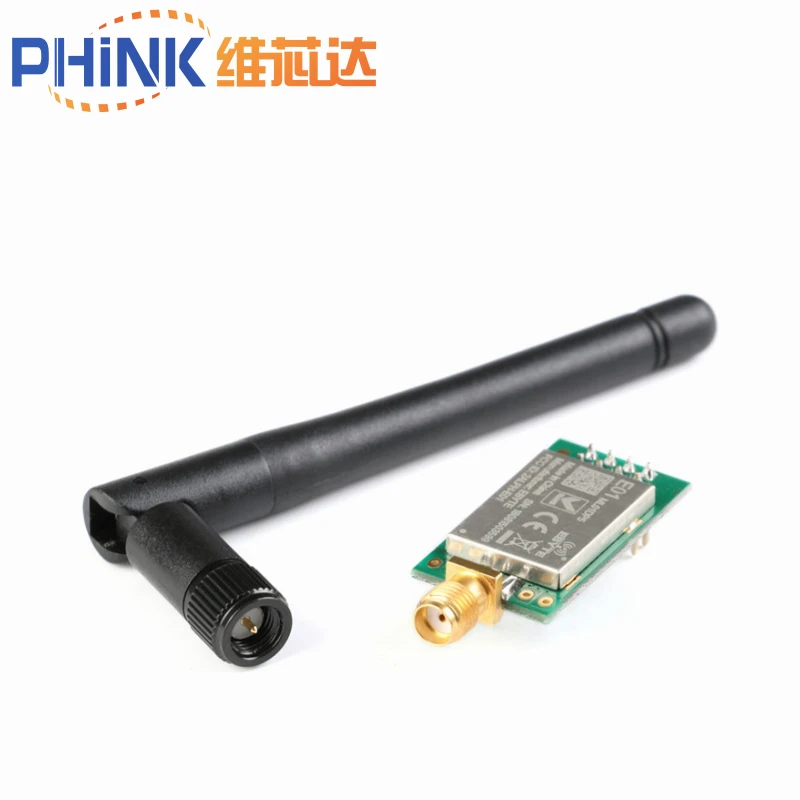 E01-ML01DP5 Ebyte 20 дБм 2100 м большой радиус действия nRF24L01P + PA + LNA 2,4G Wifi беспроводной модуль приемопередатчика ML01DP5 антенна с экраном