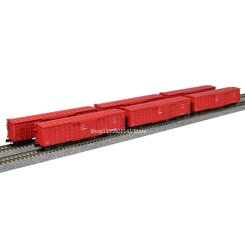 Фото Модельный набор железнодорожных вагонов Changming N Scale: 6 вагонов, вагон-платформа P64, реалистичные грузовые вагоны, предзаказ №1