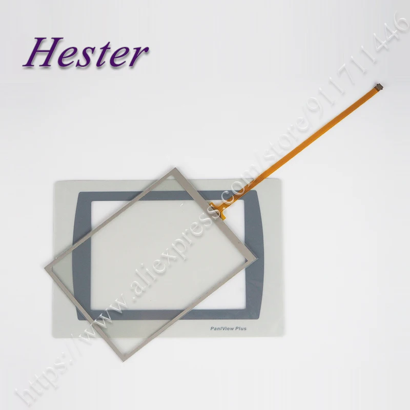 

Touch Screen for 2711P-T7C22A9P-B 2711P-T7C22A9P B SER B Touch Panel Glass with Overlay Protective Film