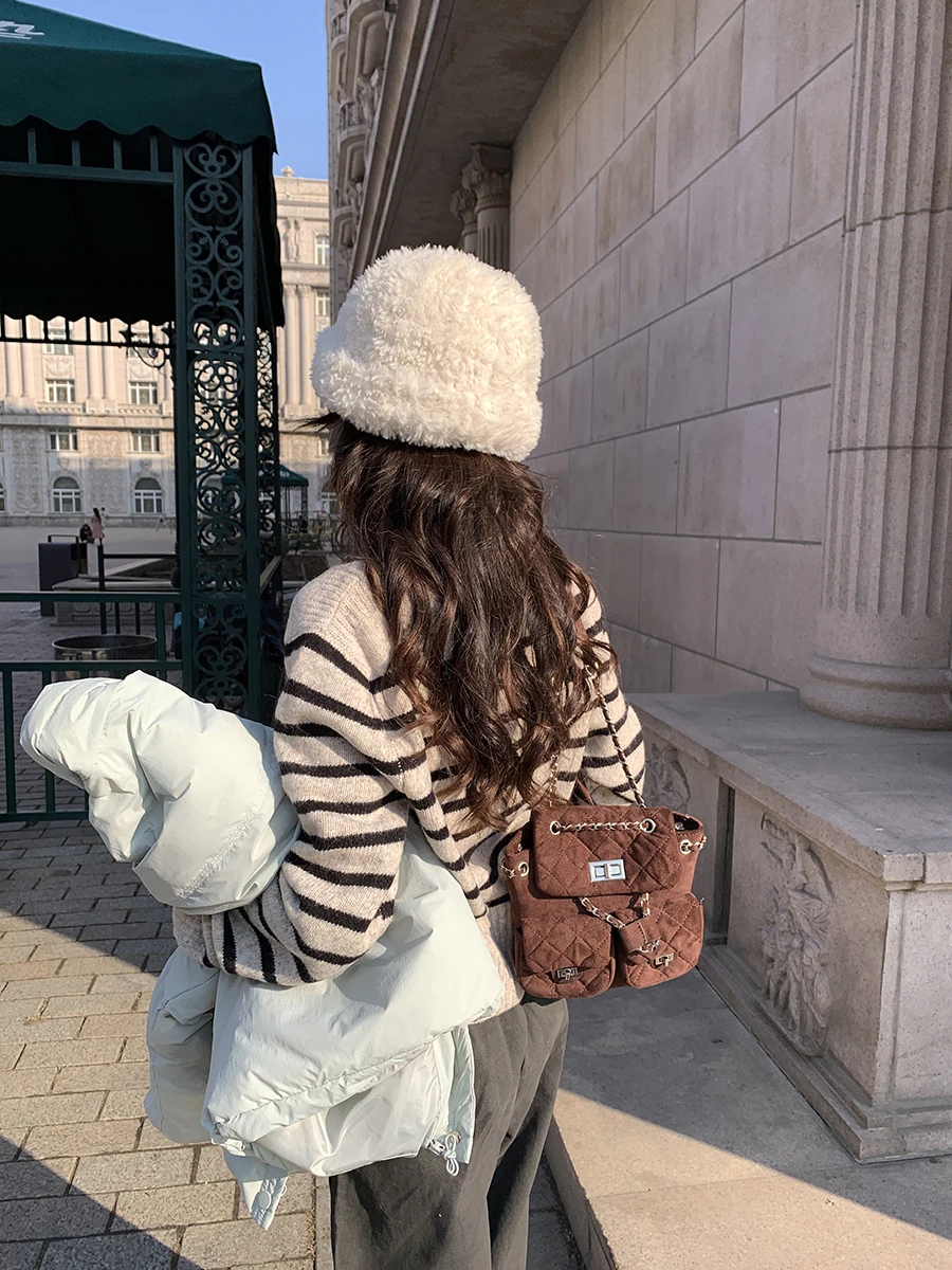 Xin Help Gentle Killer Ретро Художественный Sle на шнуровке контрастного цвета в полоску