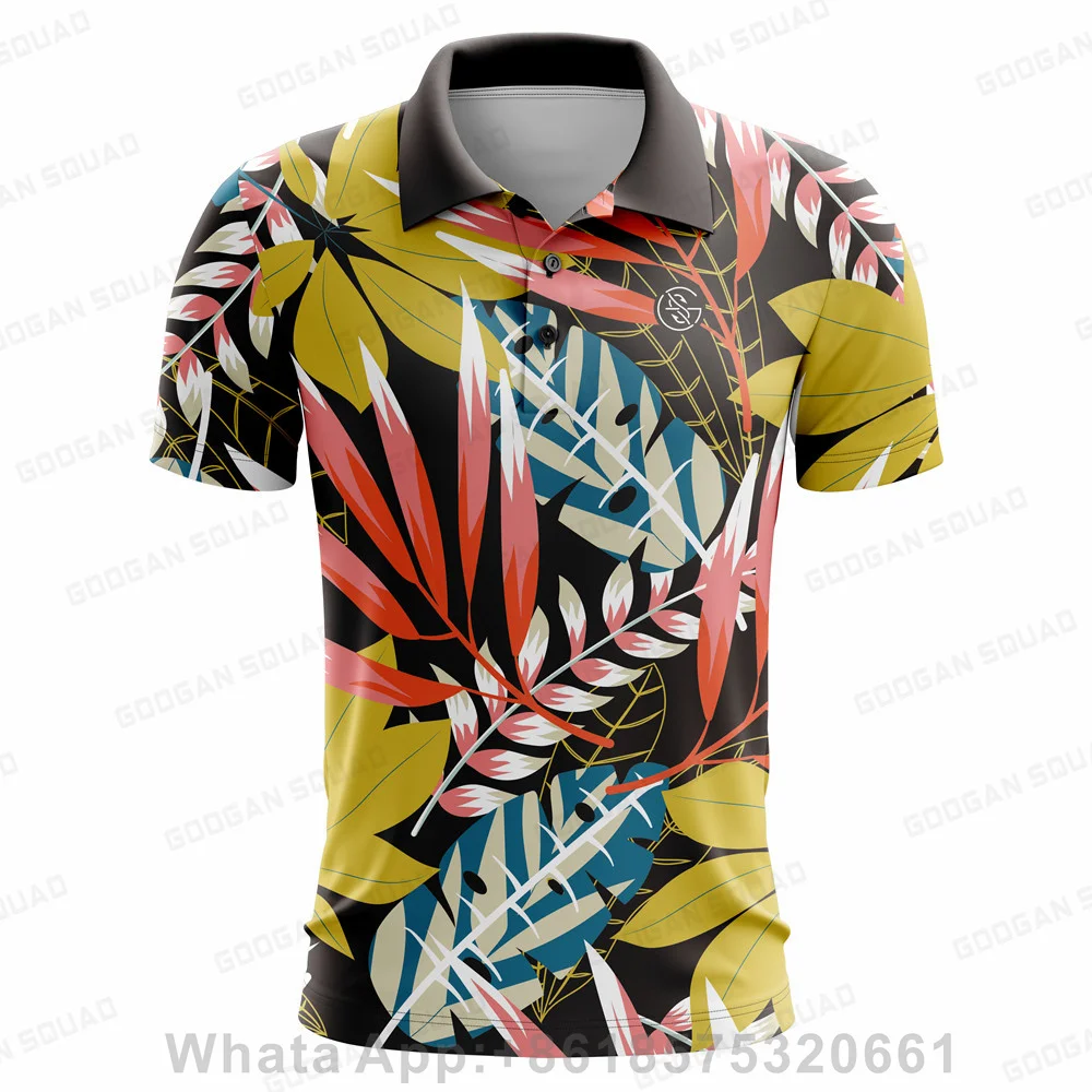 

2023 Nieuwe Fashion T Shirts Men Golf Polo Shirts Summer Thin Breath Short Sleeve T-shirt Business Casual Anti-wrinkle Tshirts
