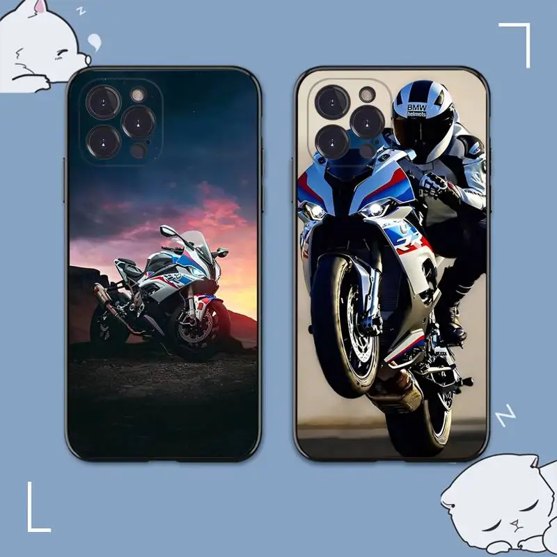 

Sports Motorcycle s-slings B-BMW Phone Case For iPhone 8 7 6 6S Plus X SE 2020 XR XS 14 11 12 13 Mini Pro Max Mobile Case