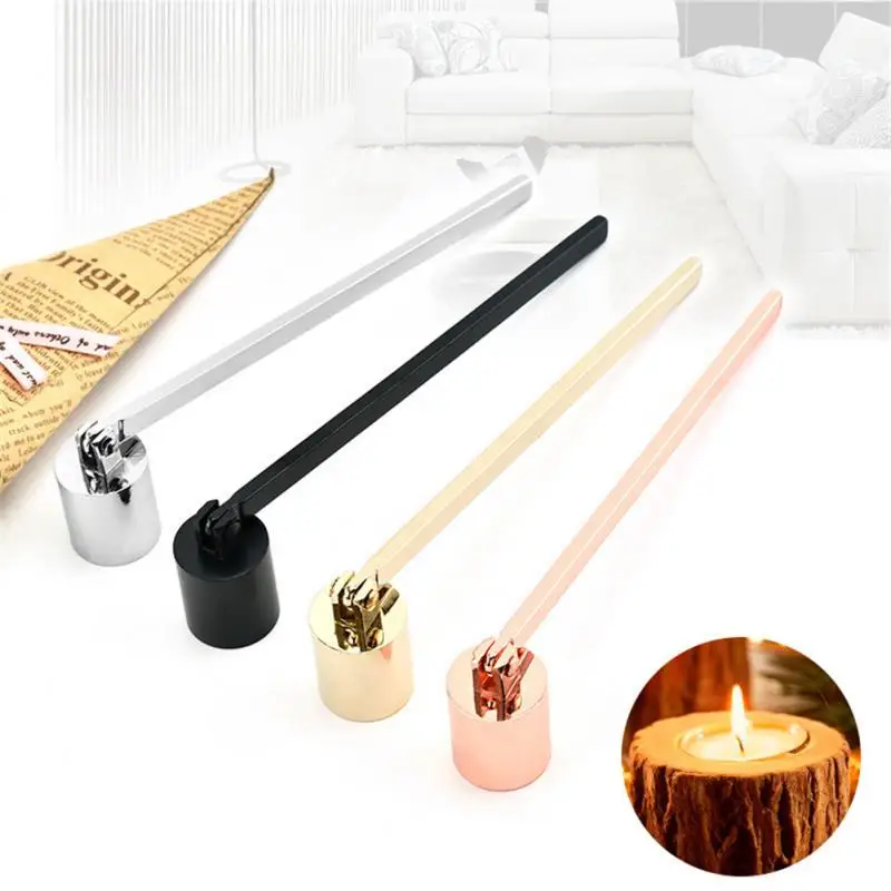 

Candle Extinguishers Home Stainless Steel Candle Snuffer Accessories Decoration Candle Cover Tool Long Handle Safely