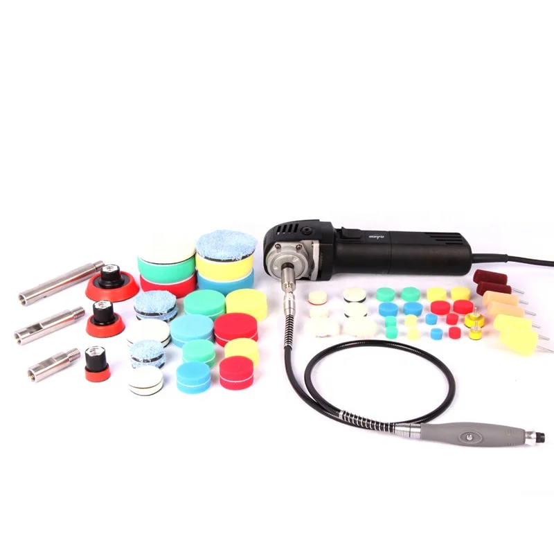 

CE 710W Mini Rotary polisher machine kits with flexible shaft for car buffing