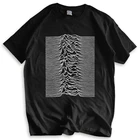 Футболка мужская хлопковая, топ с надписью JOY DIVISION UNKNOWN приятности, виниловая Новая модная рубашка с заводскими историями Ян Кертис