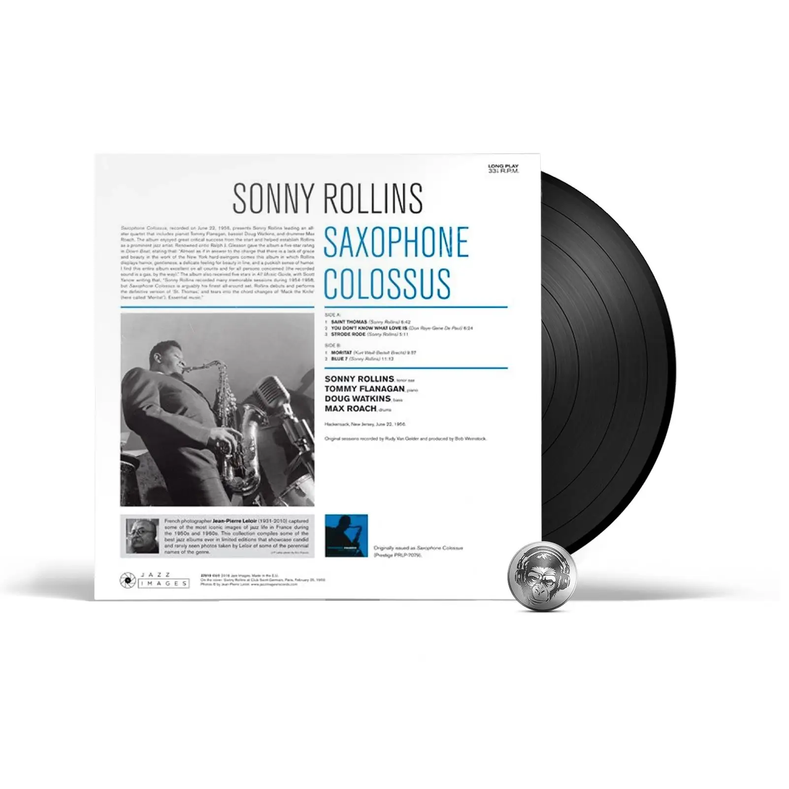 Sonny Rollins - Saxophone Colossus (LP) 2018 Виниловая пластинка