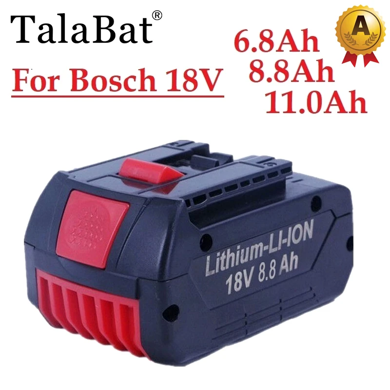

Литий-ионная аккумуляторная батарея 18 в 6,8/8,8/1800 Ач для Bosch GWS 18V-7 GST 18V-LI GSB BAT618G
