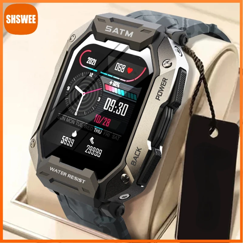 

Smart Watch Men Women 50m Waterproof Heart Rate Blood Pressure Monitoring Call SmartWatch For Android ios For Xiaomi Huawei