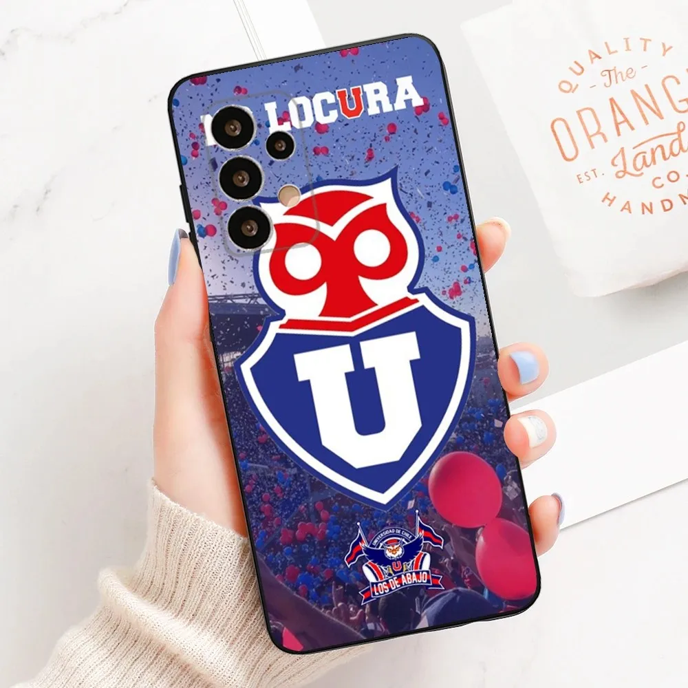 C- Chile University Logo Phone Case For Samsung Galaxy A20 A21s A22 A31 A32 A52 A53 A72 73 A80 A91Soft Black Cover