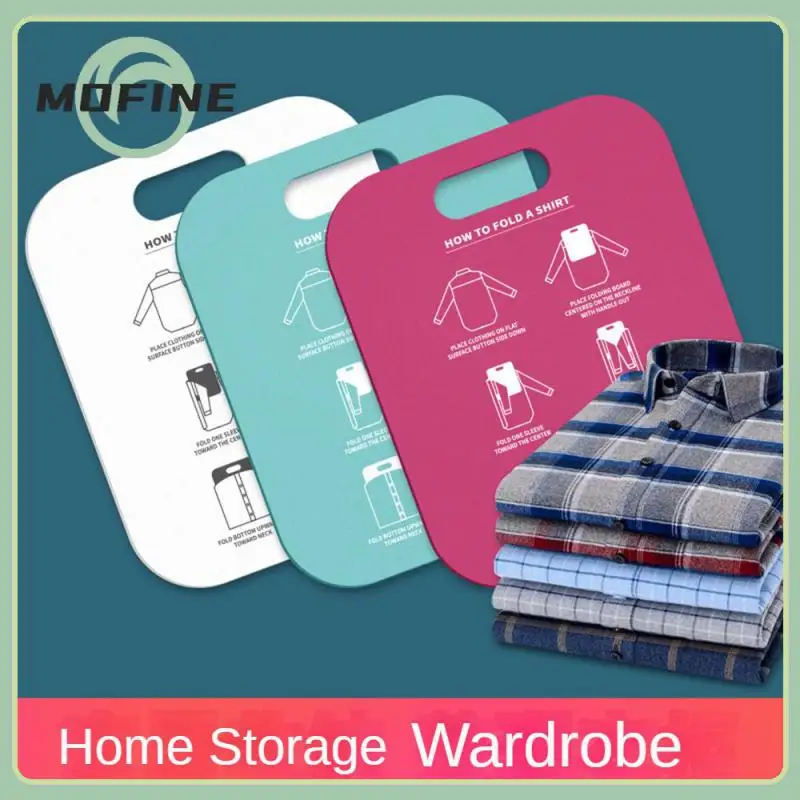 Lazy Stacking Clothes Tool Stacking Board Save Time Clothes Board Storage Organizing Adult Clothes Shirt Folding Board