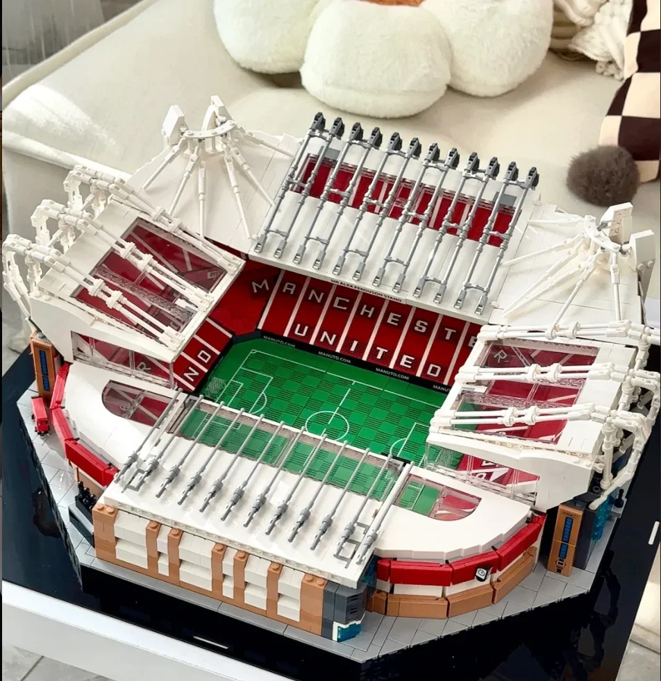 Старый флафорд Манчестер модель футбольного поля стадион строительные блоки