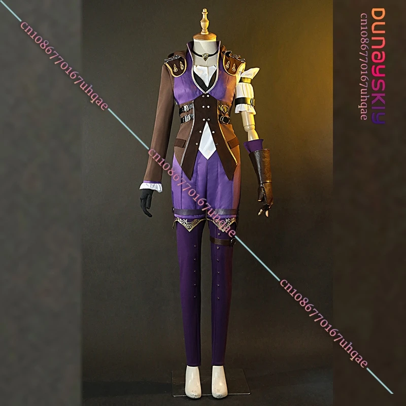 Костюм для косплея Кейтлин Шериф Пилтовера игра League of Legends наряды наряд