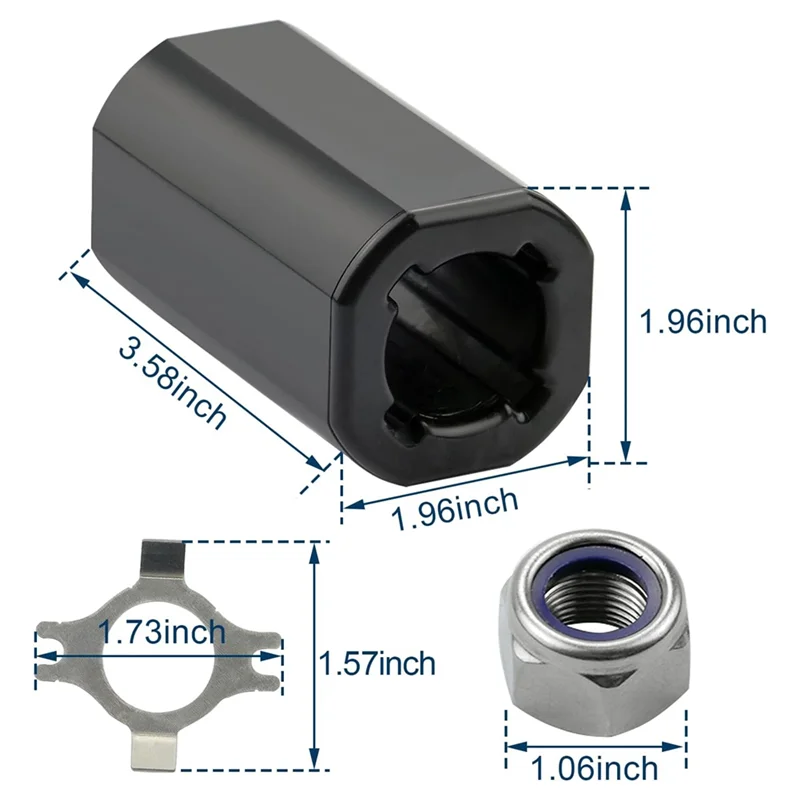 835257 Комплект ступицы Q1 Flo-Torq II для Mercury 135-300 л.с. Mercruiser Alpha One Bravo Drives