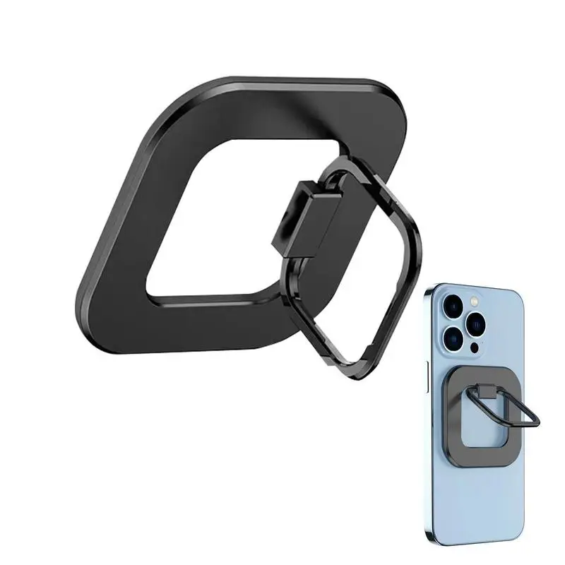 

Magnetic Cell Phone Ring Holder Removable Grip Kickstand Ultra-thin Car Smartphone Stand For Live Broadcast Watch Videos