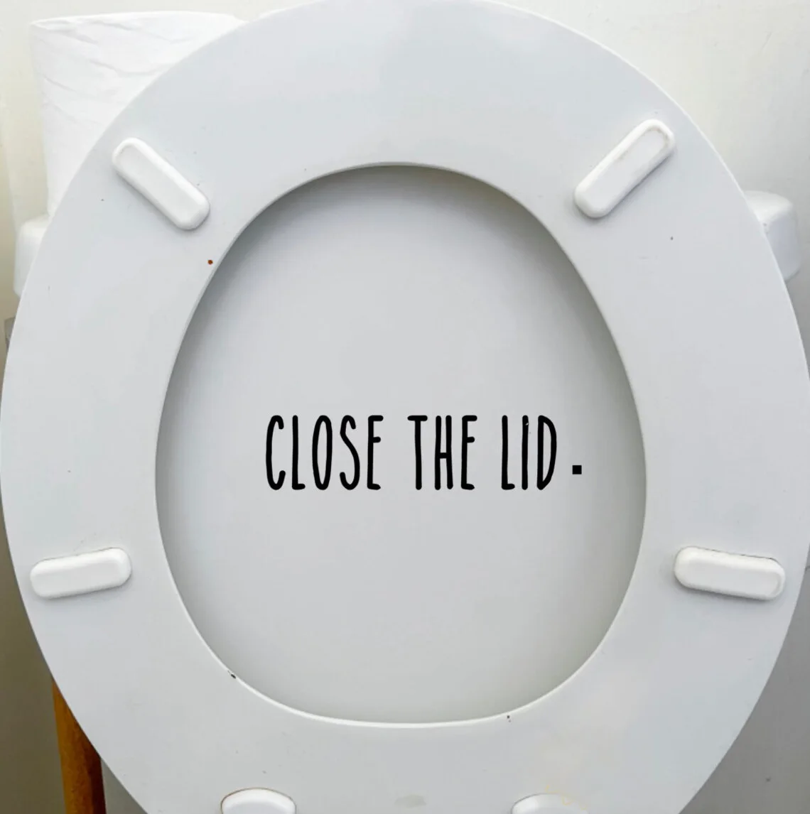 

Закрыть крышку забавная наклейка для унитаза