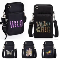 women mobile phone for samsung galaxy s22 s22 plus s22 waterproof female messenger bag purse wild mini wild series wrist pack