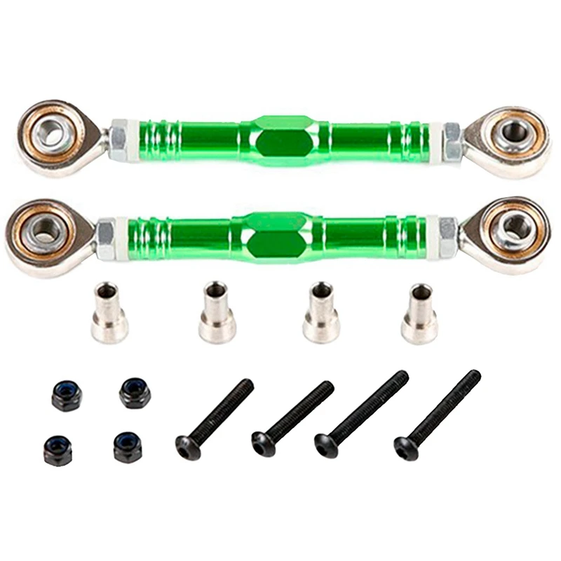 

CNC Metal Tie Pull Rod Set For 1/5 HPI KM ROVAN BAJA 5B 5T 5SC SS Rc Car Toys Replacement Accessories Green