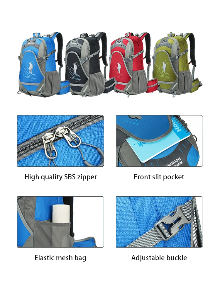 Рюкзак унисекс для альпинизма 50 л вместительная спортивная водонепроницаемая