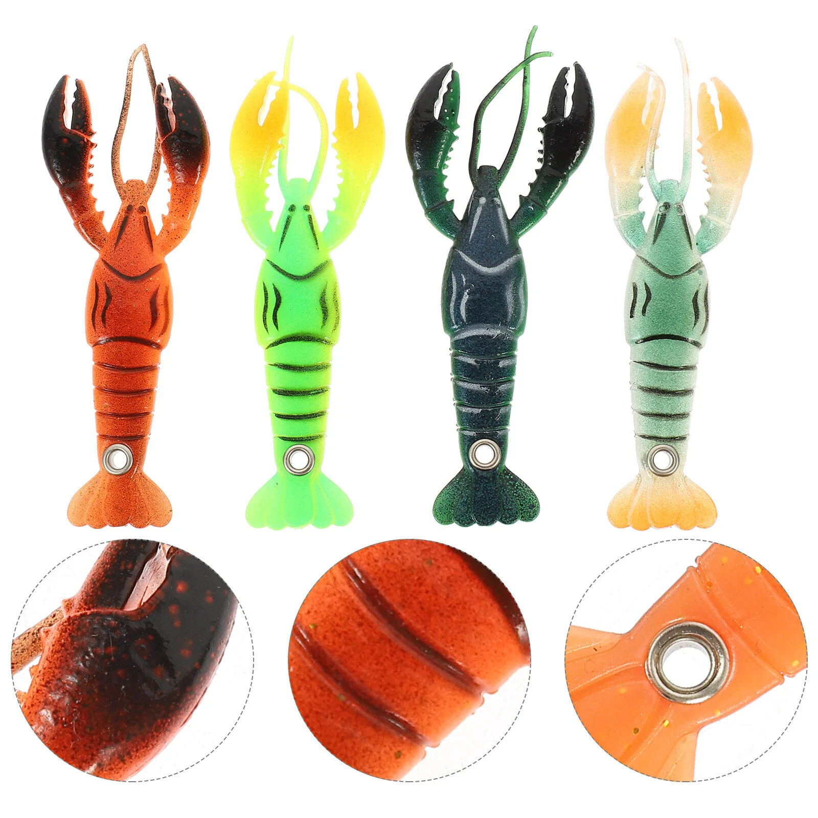 

4pcs Portable Lobster Fishing Baits Fishing Supplies Artificial Lobster Fishing Lures