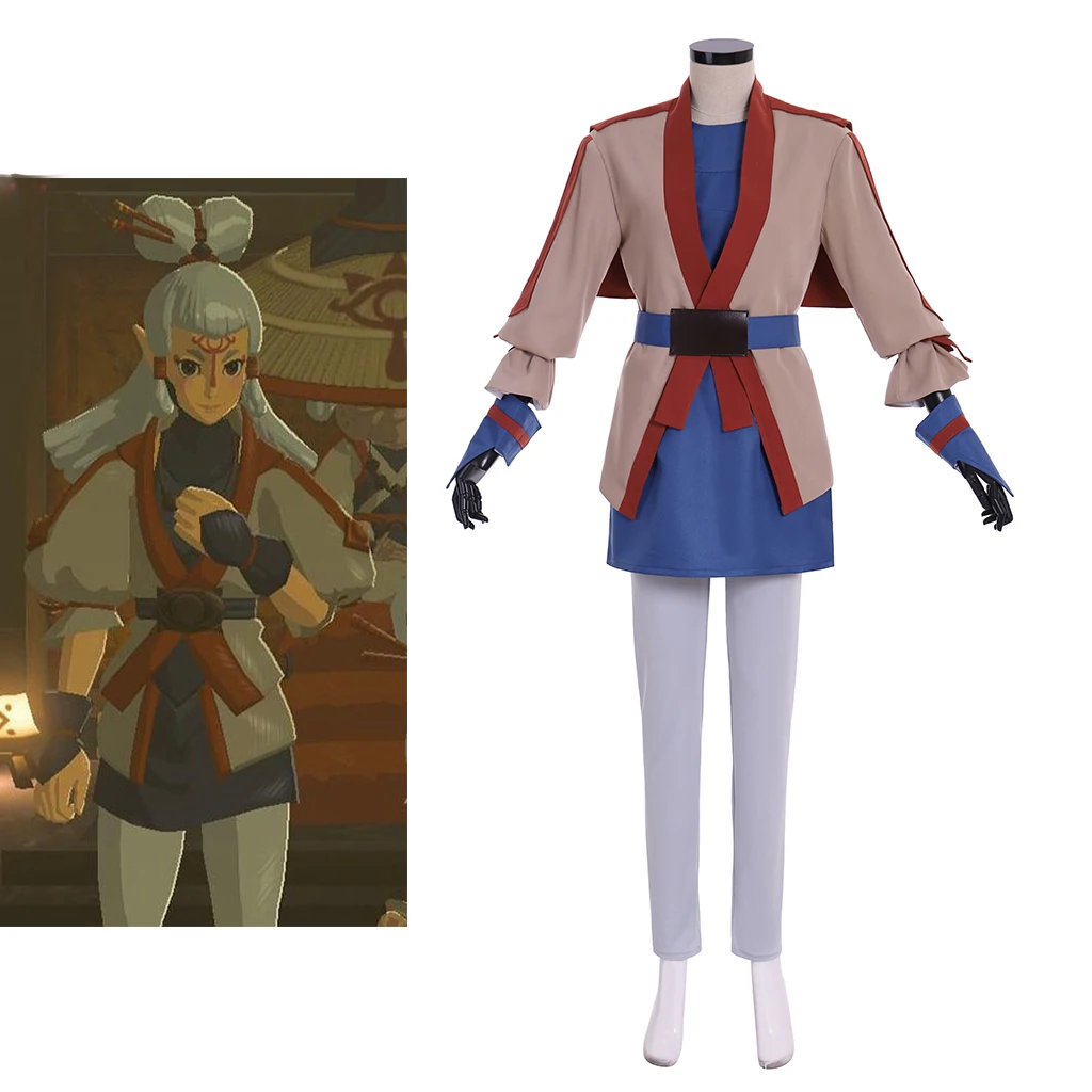 

Костюм воина женский голубой без рукавов, на Хэллоуин