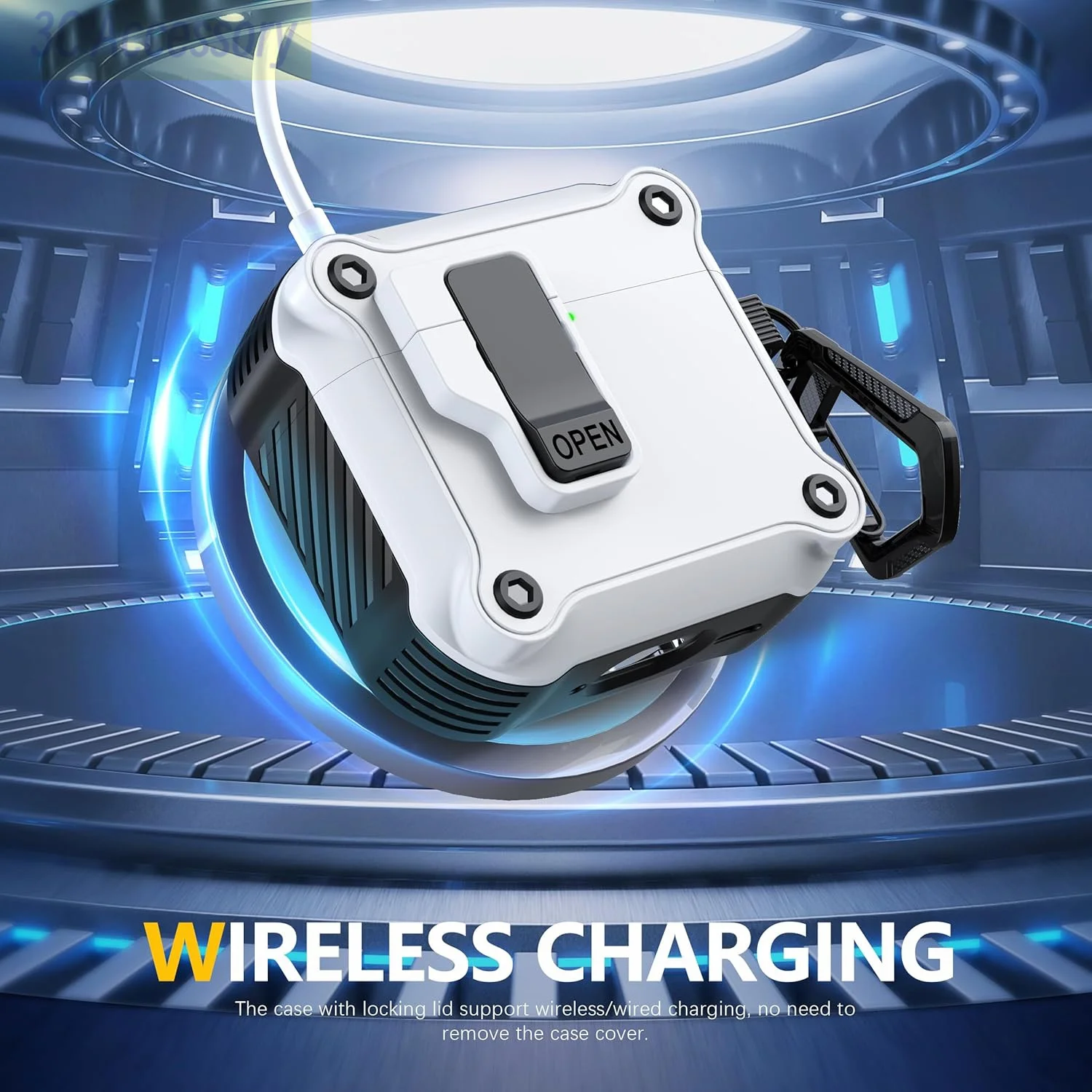 Чехол для AirPods 4 черный NoEnName_Null