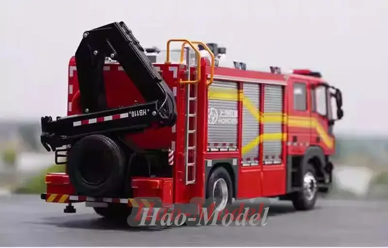 1/24 для SAIC IVECO GENLYON350 пожарная машина литая под давлением модель автомобиля из