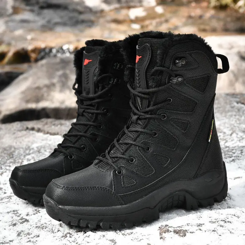 

high top hiking sport man basketball military men's tactical sneakers sports without laces man shoes men running footwears YDX1
