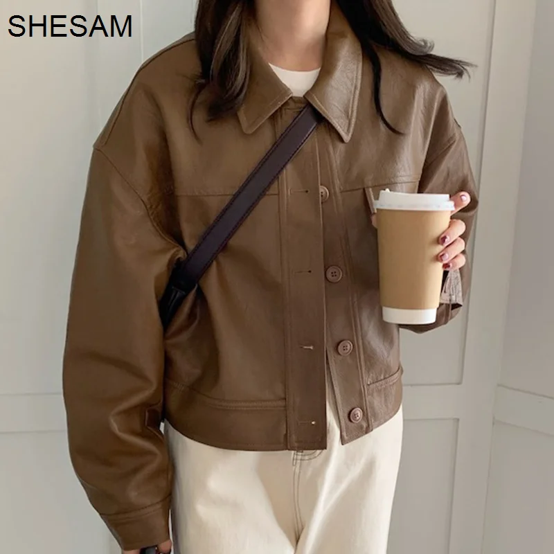 

Куртка женская короткая в готическом стиле, свободный пиджак с лацканами, в Корейском стиле, повседневный Байкерский стиль, весна