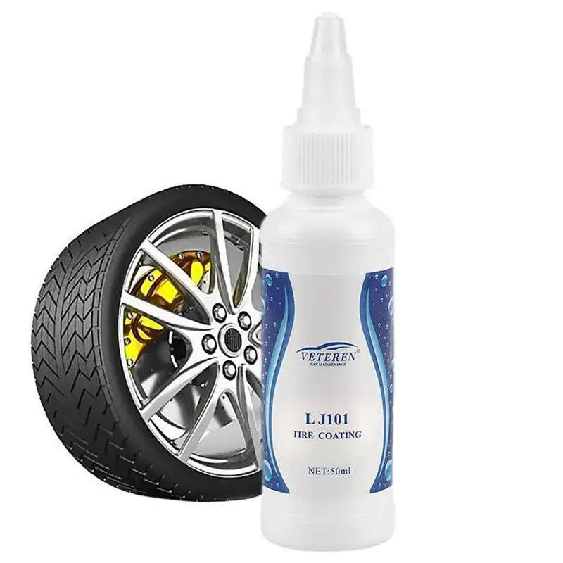 

Car Tire Coating Agent Long Lasting Professional Tires Care Tire Glazing Protection Brightener Blackening Water Resistant Tire