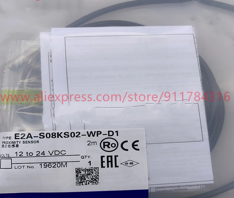 

3pcs New High quality omron Proximity switch E2A-S08KS02-WP-C1 E2A-S08KS02-WP-C2