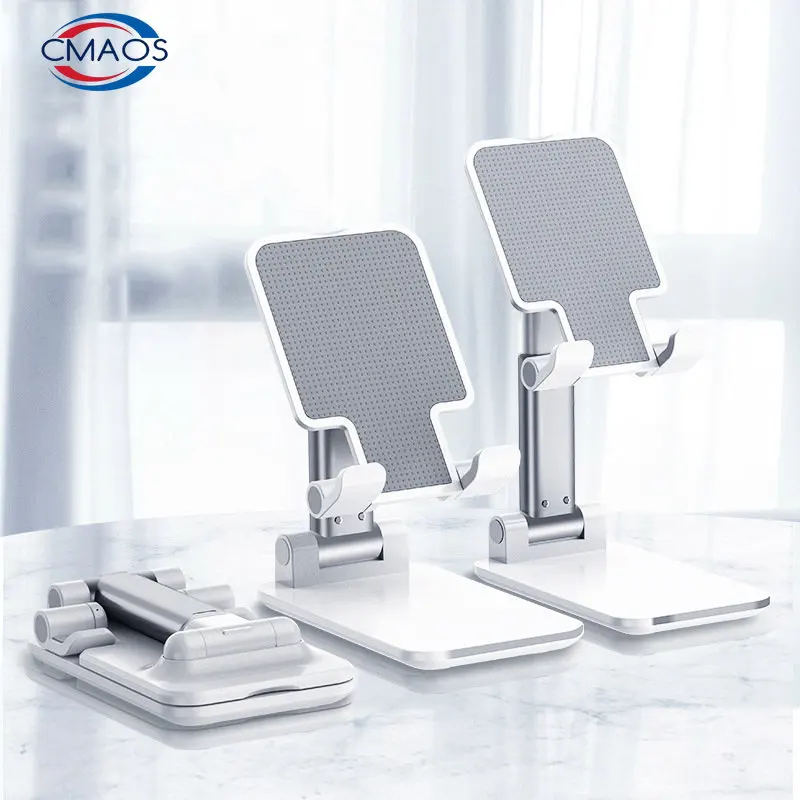 

CMAOS Universal Desktop Mobile Phone Holder Stand for IPhone IPad Adjustable Tablet Foldable Table Cell Phone Desk Stand Holder