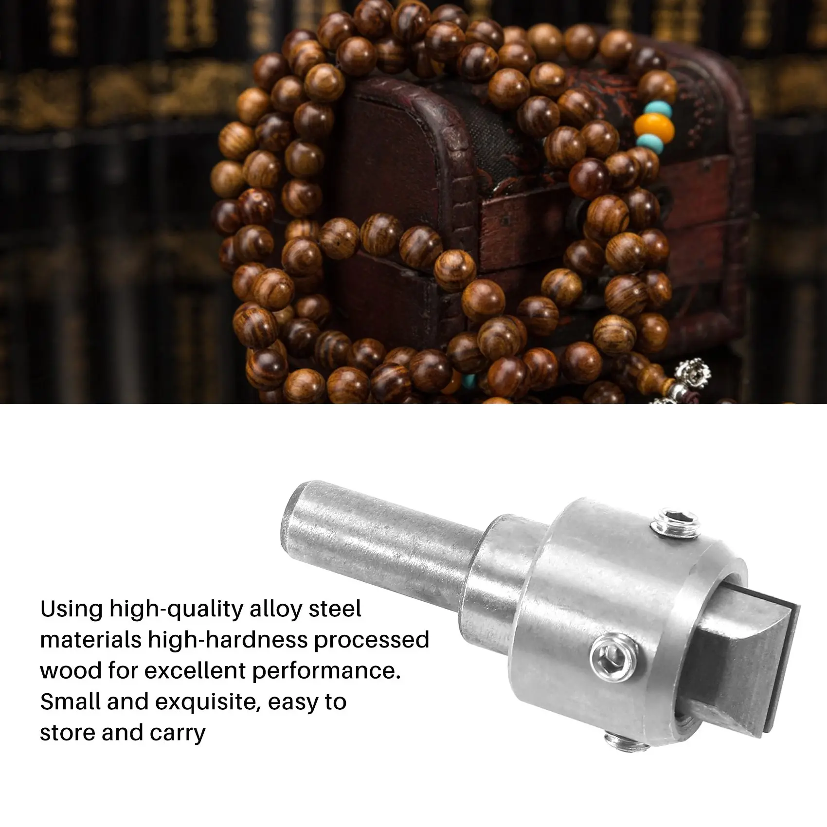 Набор деревянных бусин набор из 24 сферических Будды цементированного карбида