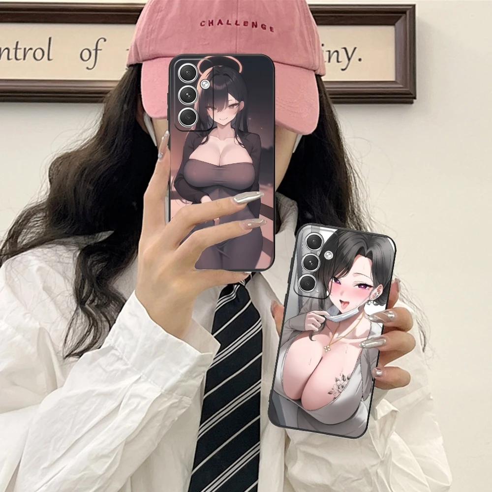 Чехол для мобильного смартфона Dongtan Style Samsung Galaxy S24 S23 S22 S21 S20 S10 S9 Plus FE Ultra Lite черный