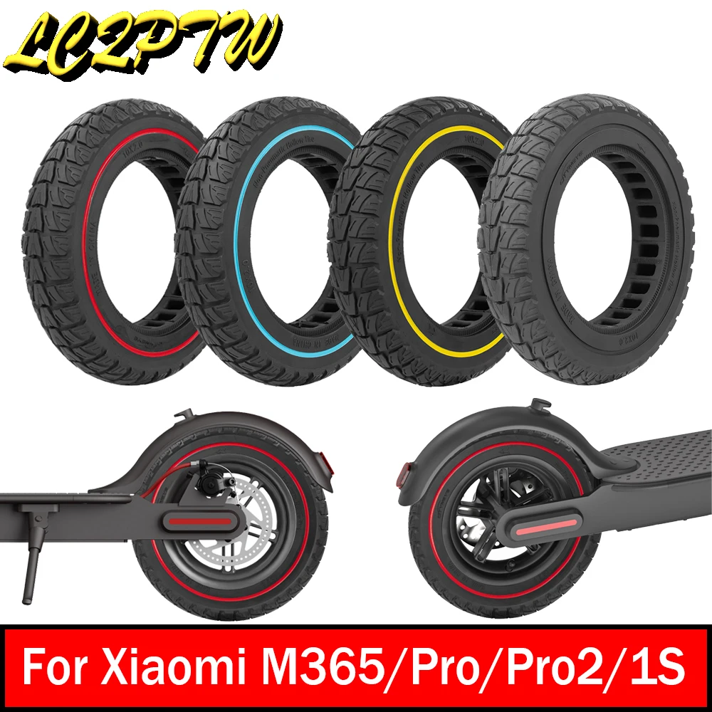 

10 Inch Solid Tire Explosion-Proof Electric Scooter for Xiaomi M365 Pro 1S Pro2 Scooter Wheel's 10x2.0 Modified Solid Tires