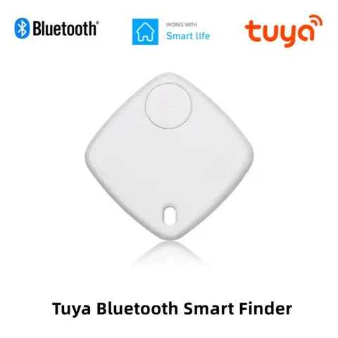 Смарт-метка Tuya, мини-трекер, беспроводной Bluetooth, защита от потери, брелок для ключей, поиск детей, домашних животных, запись местоположения, работа с интеллектуальной жизнью