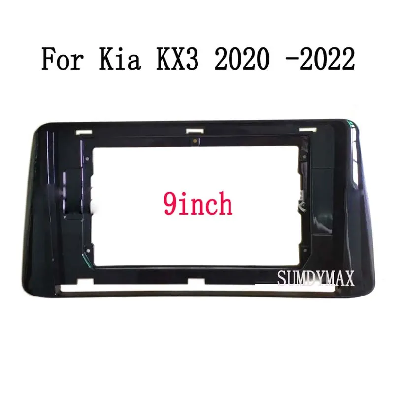 

9-дюймовая 2din Автомобильная радиоустановка для kia KX3 2019 2020 2021 2022, автомобильная стереосистема, пластиковая панель, монтажная панель, лицевая панель, рамка, комплект
